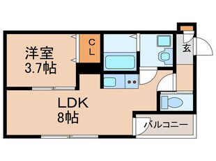 H-Maison加美正覚寺Ⅸの物件間取画像